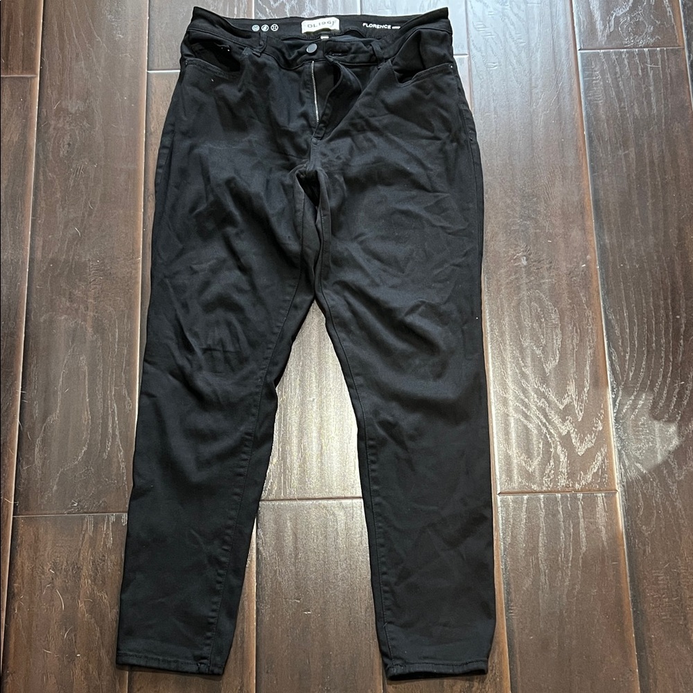 DL1961 Black Florence Instasculpt Skinny Jeans, size 32